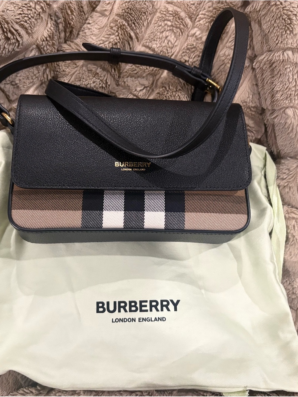 Burberry Black Leather Crossbody - Picture 6 of 6